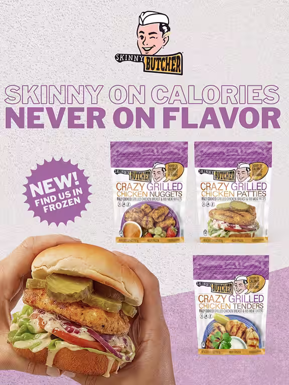 Have you heard the cluckin’ good news? 📰🐓 From grill marks to convenience, we’ve perfected it. Introducing our newest lineup: Crazy Grilled™ Chicken Breasts, Tenders, and Nuggets - expertly crafted and ready to enjoy in minutes. 🧂 Made with real spices 🚫 Never any antibiotics or fillers 🌾 100% Gluten-Free 💪 Calorie-friendly & great source of protein. Meals, simplified 🤝 Flavor, elevated. Find us in Frozen!